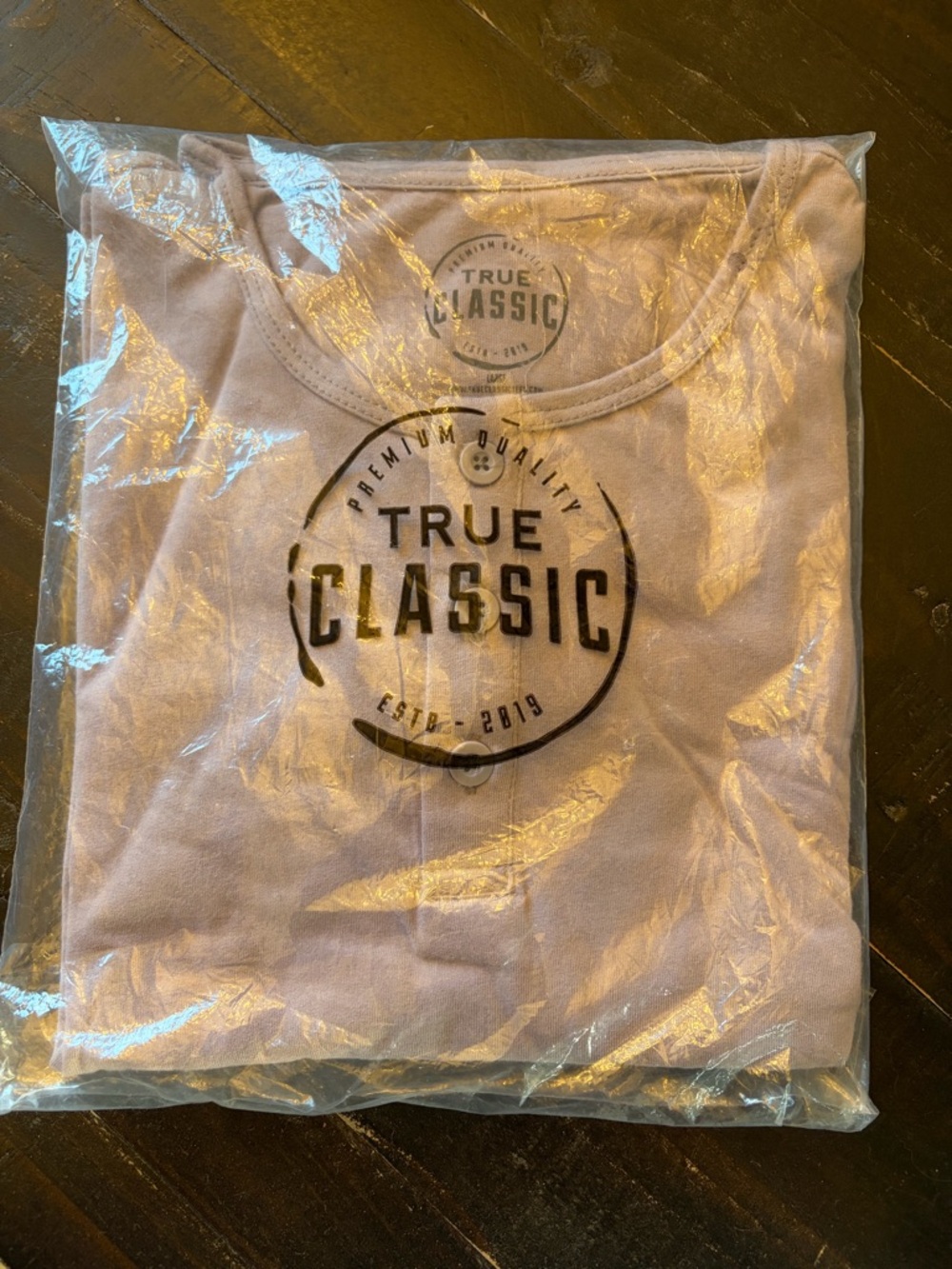 True Classic Men’s Long Sleeve Tee - Light Lavender